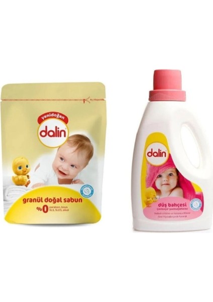 Düş Bahçesi Çamaşır Yumuşatıcısı 1500 ml + Granül Doğal Sabun 1000 ml