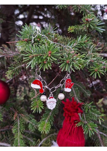 Noel Baba Yılbaşı Charm Bileklik modelleri