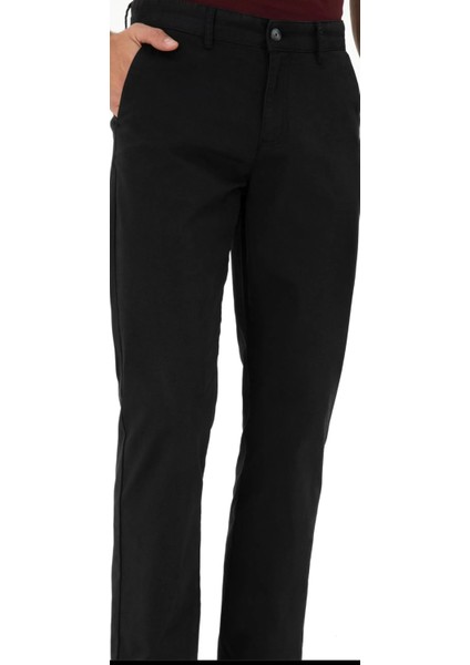 Erkek Normal Bel Düz Paça Yandan Cepli Likralı Üst Kalite Kanvas Pantolon indirimleri