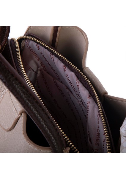 Fularlı Mini Boy El ve Çapraz Çanta Kum Kahve Lopez indirimleri