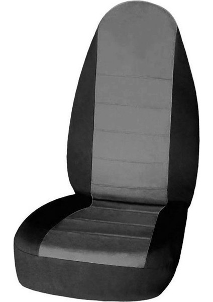 Ford Ranger Için 2pcs 60/40 Koltuk Kapağı Ön Araba Koltuk Kapağı Yastık Yok Kolçak Kapağı 1998 -2003 Koyu Gri (Yurt Dışından)