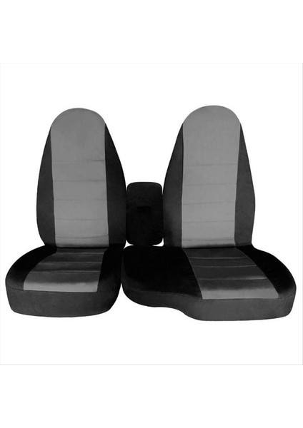 Ford Ranger Için 2pcs 60/40 Koltuk Kapağı Ön Araba Koltuk Kapağı Yastık Yok Kolçak Kapağı 1998 -2003 Koyu Gri (Yurt Dışından) modelleri