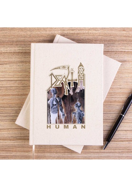 Death Human 2 Çizgisiz Kanvas Defter Çizgisiz