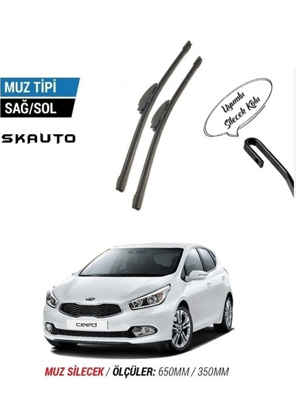 Kia Ceed Ön Cam Muz Silecek Takımı (2012-2017)