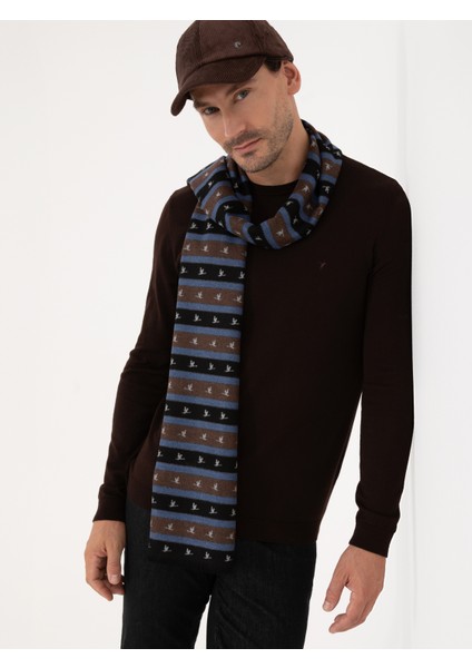 Erkek Kahverengi Regular Fit Basic Kazak 50318901-VR029 modelleri