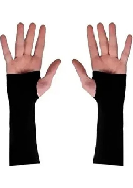 Voleybol Elliği 1 Çift Likralı Sporcu Elliği Voleybol Kolluğu Parmaklı Likralı Ellik 1 Çift