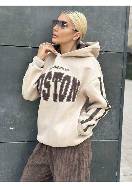 5762 Boston Kapşonlu Sweat Kahve fiyatları