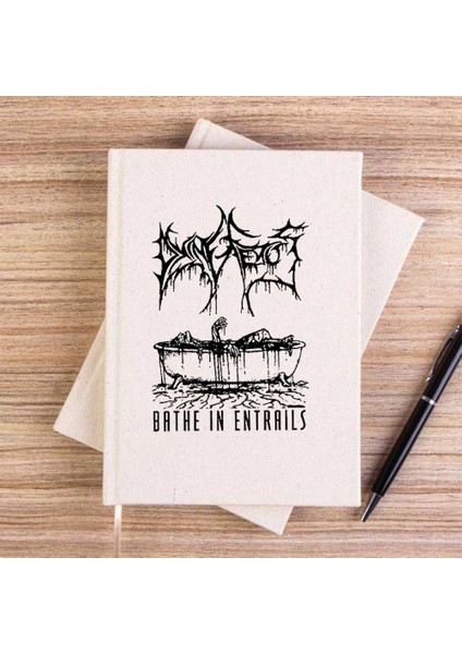 Dying Fetus Bathe In Entrails Çizgisiz Kanvas Defter Çizgisiz