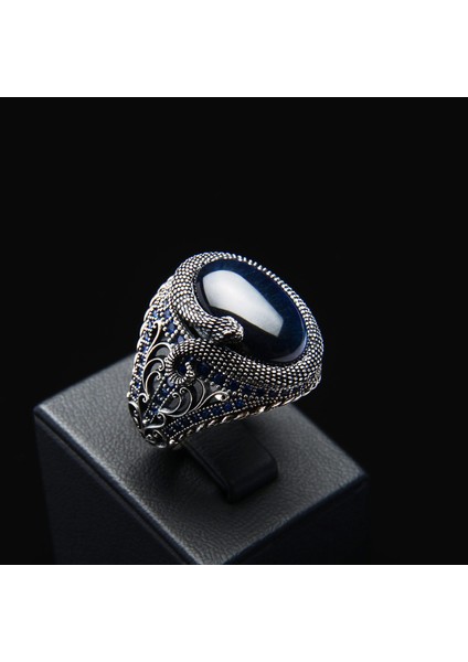 727 Safir Zirkon Gümüş Yüzük fiyatları