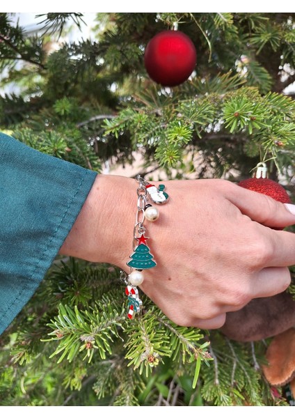 Yılbaşı Çam Ağacı Charm Bileklik fırsatları