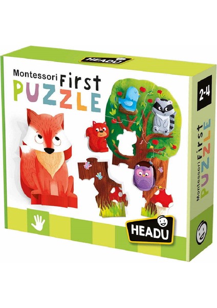 Montessori First Puzzle The Forest (2-4 Yaş) ( Ilk Orman Puzzle)