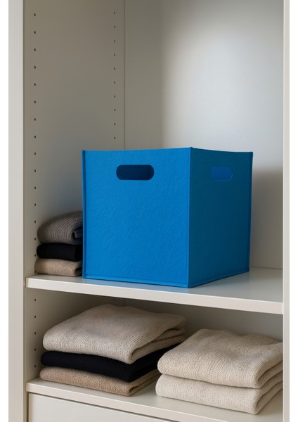 Çok Amaçlı Kullanım %100 Keçe Organizer Sepet Çocuk Odası Dolap Içi Organizer fırsatları