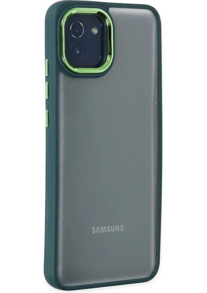 Samsung Galaxy A03 Kılıf Dora Kapak - Haki Yeşil