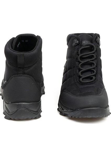00170 Erkek Bot Sıyah Su Geçirmez Unisex Waterproof Bağcıklı Bot fırsatları