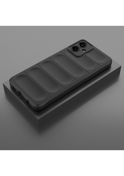 Samsung Galaxy A07 Kılıf Esnek Tpu Oyuklu Arka Yüzey Tasarımlı Zore Etnik Silikon Kapak