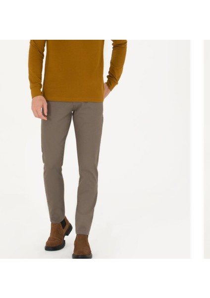 Erkek Normal Bel Düz Paça Yandan Cepli Likralı Üst Kalite Kanvas Pantolon fiyatları