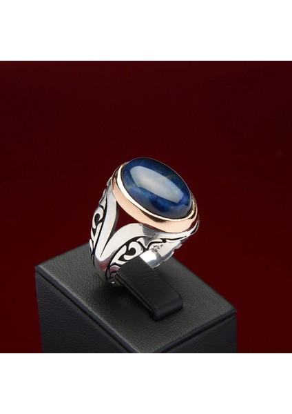 728 Safir Zirkon Gümüş Yüzük modelleri