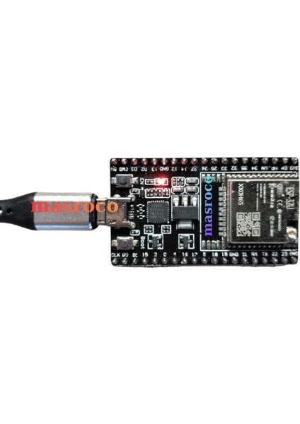 32-WROOM-32U Wifi Bluetooth Geliştirme Modülü (Siyah)+Hediye Setli modelleri