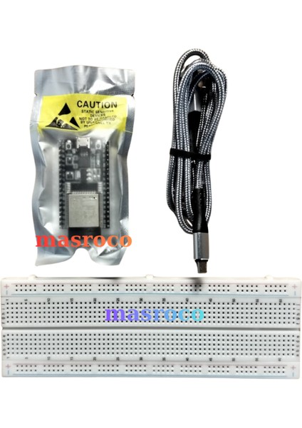 32-WROOM-32U Wifi Bluetooth Geliştirme Modülü (Siyah)+Hediye Setli fırsatları