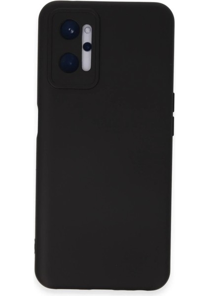 Realme 9i 4g Kılıf Nano Içi Kadife Silikon - Siyah