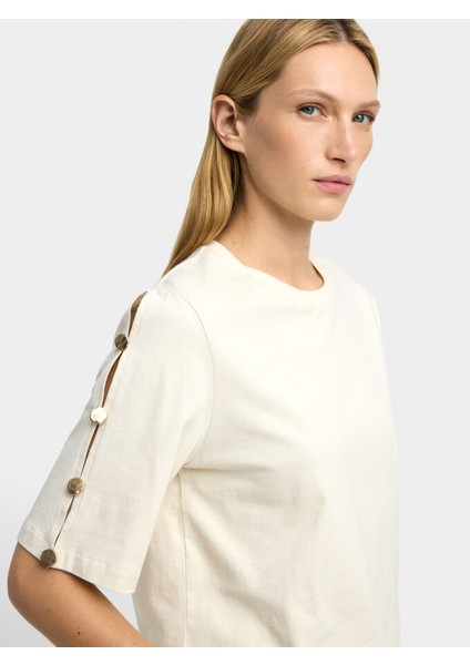 Yuvarlak Yakalı %100 Pamuk T-Shirt modelleri