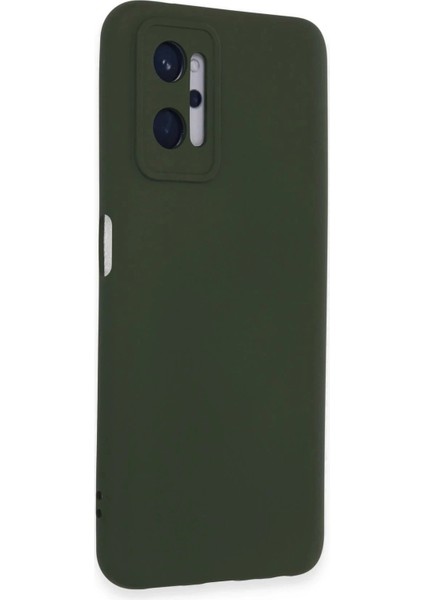 Realme 9i 4g Kılıf Nano Içi Kadife Silikon - Koyu Yeşil fiyatları