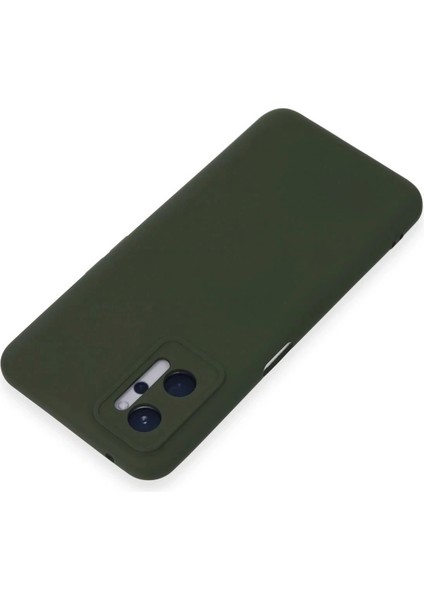 Realme 9i 4g Kılıf Nano Içi Kadife Silikon - Koyu Yeşil modelleri