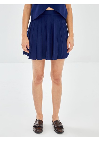 Yeni Sezon Beli Lastikli Pileli Kadın Triko Etek fiyatları