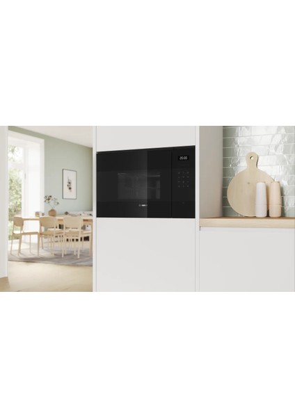 Serie 6 Ankastre MIKRODALGA,BEL524MB2 Izgara Fonksiyonlu Siyah modelleri