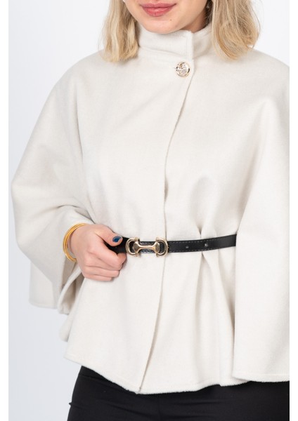 Dik Yaka Kemerli Kısa Panço 2620 modelleri