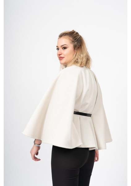 Dik Yaka Kemerli Kısa Panço 2620 indirimleri