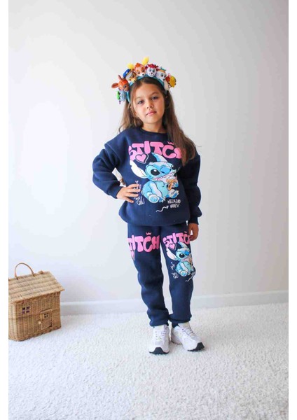 Marka Kız Çocuk 3 Iplik Alt Üst Takım