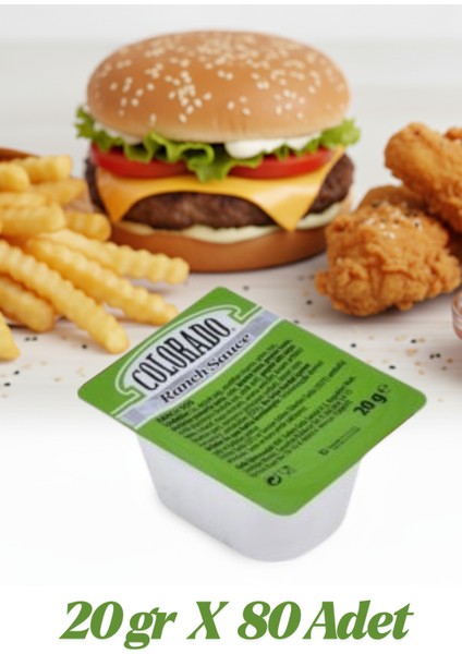 Ranch Sos Küvet 20 gr 80 Adet
