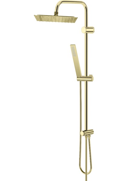 | Valtemo (Shiny) Parlak Gold, Kare Dikdörtgen Tasarım Tepe Duş Seti fiyatları