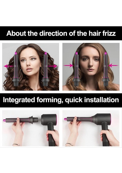 Saç Kurutucu Kıvırma Eki Dyson Supersonic Saç Kurutucu Hava Styler Silindir Tarak Kırmızı (Yurt Dışından) fiyatları