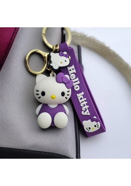 Hello Kity Figürlü Lüx Anahtarlık Çanta Aksesuarı Peluş Oyuncak Rengarenk Hediyelik 1ADET fiyatları