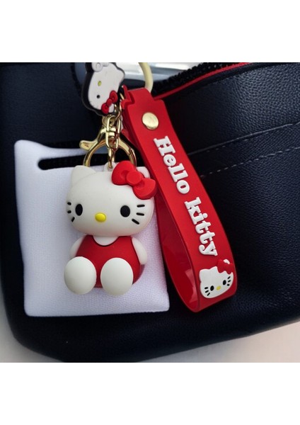 Hello Kity Figürlü Lüx Anahtarlık Çanta Aksesuarı Peluş Oyuncak Rengarenk Hediyelik 1ADET fırsatları
