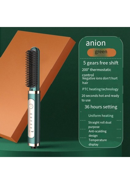 Saç Düzleştirici Tarak ve Saç Dostu Çift Kullanımlı Saç Düzleştirme ve Kıvrık Demir Ab Fişi (Yurt Dışından) modelleri