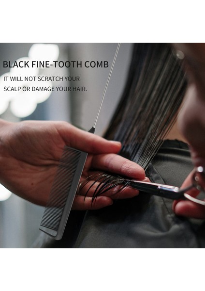 1pcs Sıcak Moda Siyah Ince Dişli Tarak Plastik ve Metal Pim Anti-Statik Saç Tarzı Fare Kuyruğu 220X28X4MM Saç Şekillendirme Güzellik Araçları (Yurt Dışından) fiyatları