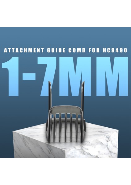 Sakal Döşeme Saç Döşeme Tıklama Kılavuzu Tombul/kafa Bıçağı Parçaları Philips Için 1-7mm HC9490 HC9450 HC9452 HC7460 (Yurt Dışından) indirimleri