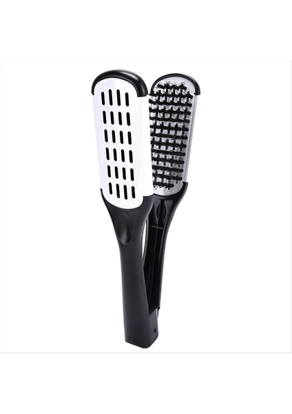 Domuz Kılı Çift Taraflı Fırça Tarak Kelepçesi Anti-Statik Saç Düzleştirici Aracı Tarağı Saç Splint Tomberi, Beyaz (Yurt Dışından) fiyatları