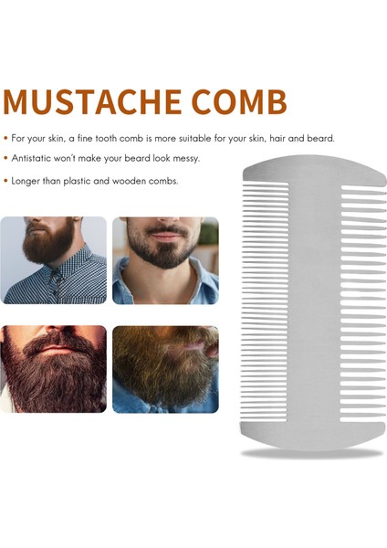 Çift Eylem Paslanmaz Çelik Edc Kredi Kartı Boyutu Tombul Capet Cep Trail Anti-Static Saç Track Sakal Bıyık Insan Için (Yurt Dışından) fırsatları