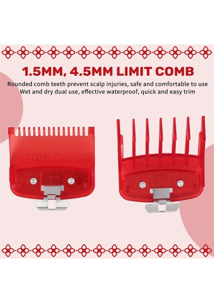 Wahl Hair Clipper Kılavuzu Tarak Seti Standart Muhafızlar Ekli Düzeltme Tarzı Parçaları (Yurt Dışından) fırsatları