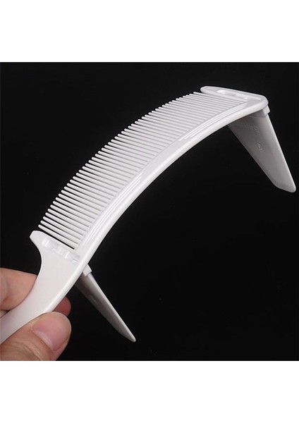 1set Konumlandırma Tarak Berber Saç Kesim Tarak Salonu Kuaför Klipsli Kavisli Tarak Erkekler Saç Şekillendirme Aracı, Siyah (Yurt Dışından)