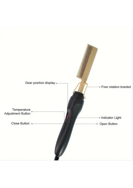 Saç Düzleştirici Tarak Islak ve Kuru Saç Düzleştirici Kıvırma Demir Ev Elektrikli Tarak 3in1 Düz Kıvırma Tarak Eu Fiş (Yurt Dışından) indirimleri