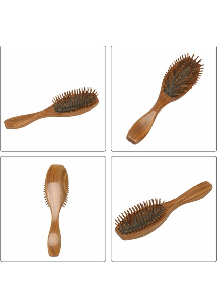 Sandal Ağacı Saç Fırçası Ahşap Doğal El Yapımı Bozulma Masaj Saç Tarağı ile Kutusu (Yurt Dışından) indirimleri