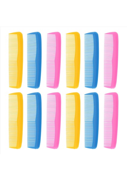 12 Adet Renkli Saç Tarakları Çocuklar Için Set Kadınlar Erkekler Renkli Plastik Ince Giyinme Tarağı (Pembe, Sarı, Mavi) (Yurt Dışından) fiyatları