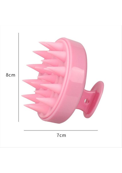 Silikon Şampuan Fırçası Kafa Kafa Masajı Tombul Saç Yıkama Kombin (Yurt Dışından) fırsatları