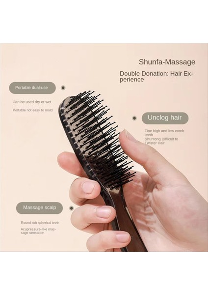 Katmanlı Sihirli Tarak Sağlıklı Kafa Derisi Masaj Tarak Anti-Statik, Düğümleme, Shun Fa, Erkekler ve Kadınlar Için Hem Islak Hem De Kuru. (Yurt Dışından) modelleri