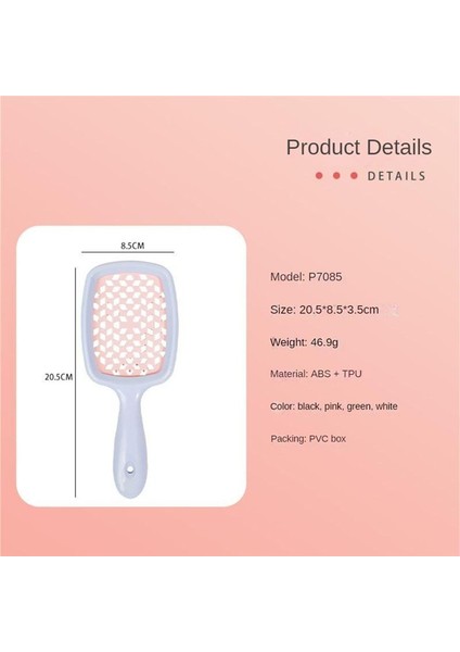 Kafa Derisi Masaj Tarak Izgara Tarağı Tarak Saç Düzgünleştirme Masaj Tarak Kuru ve Islak Çift Kullanımlı Stil Tarağı, A (Yurt Dışından) modelleri